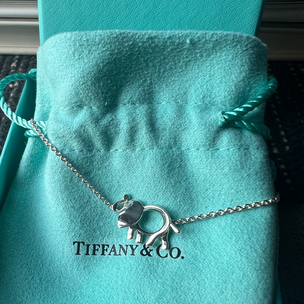 Tiffany & Co Elephant Charm Bracelet